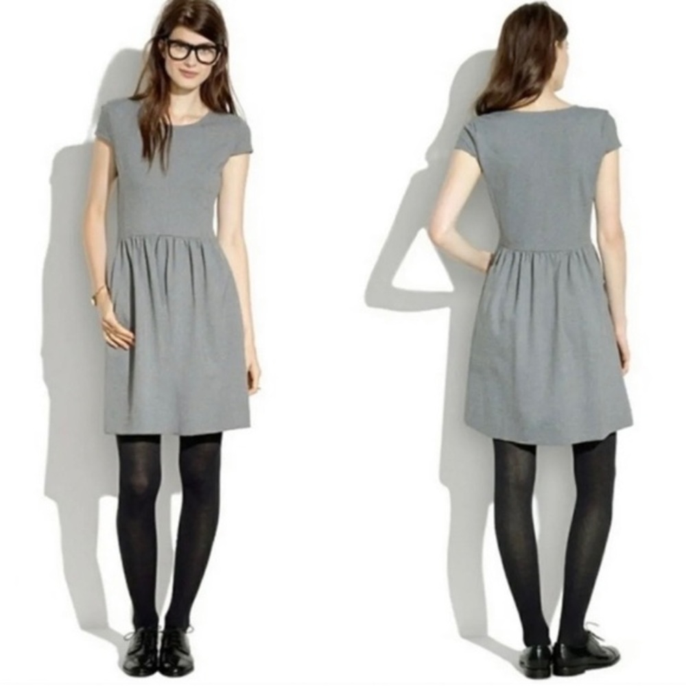 Madewell Screenplay Ponte Knit Skater Mini Dress EUC Size - S